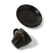 Load image into Gallery viewer, Cash Only Logo Espresso Mug Set - Black/Gold