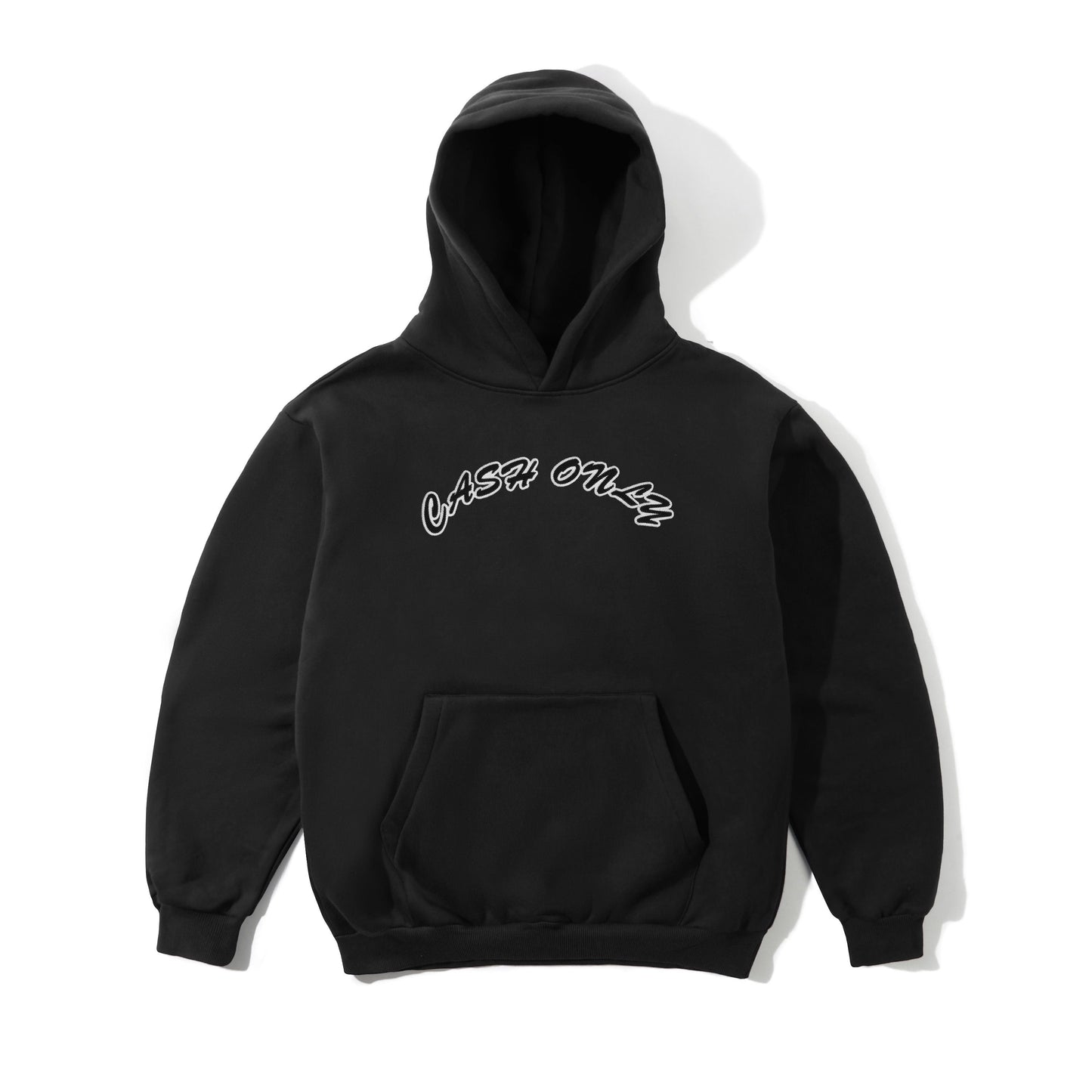 Cash Only Logo Hoodie - Black