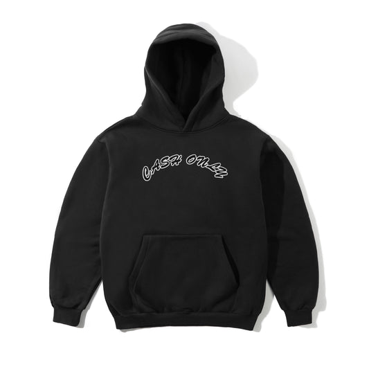 Cash Only Logo Hoodie - Black