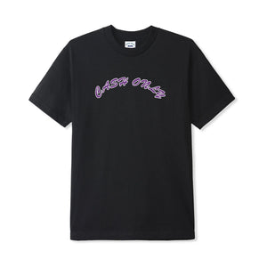 Cash Only Logo Tee - Black/Purple