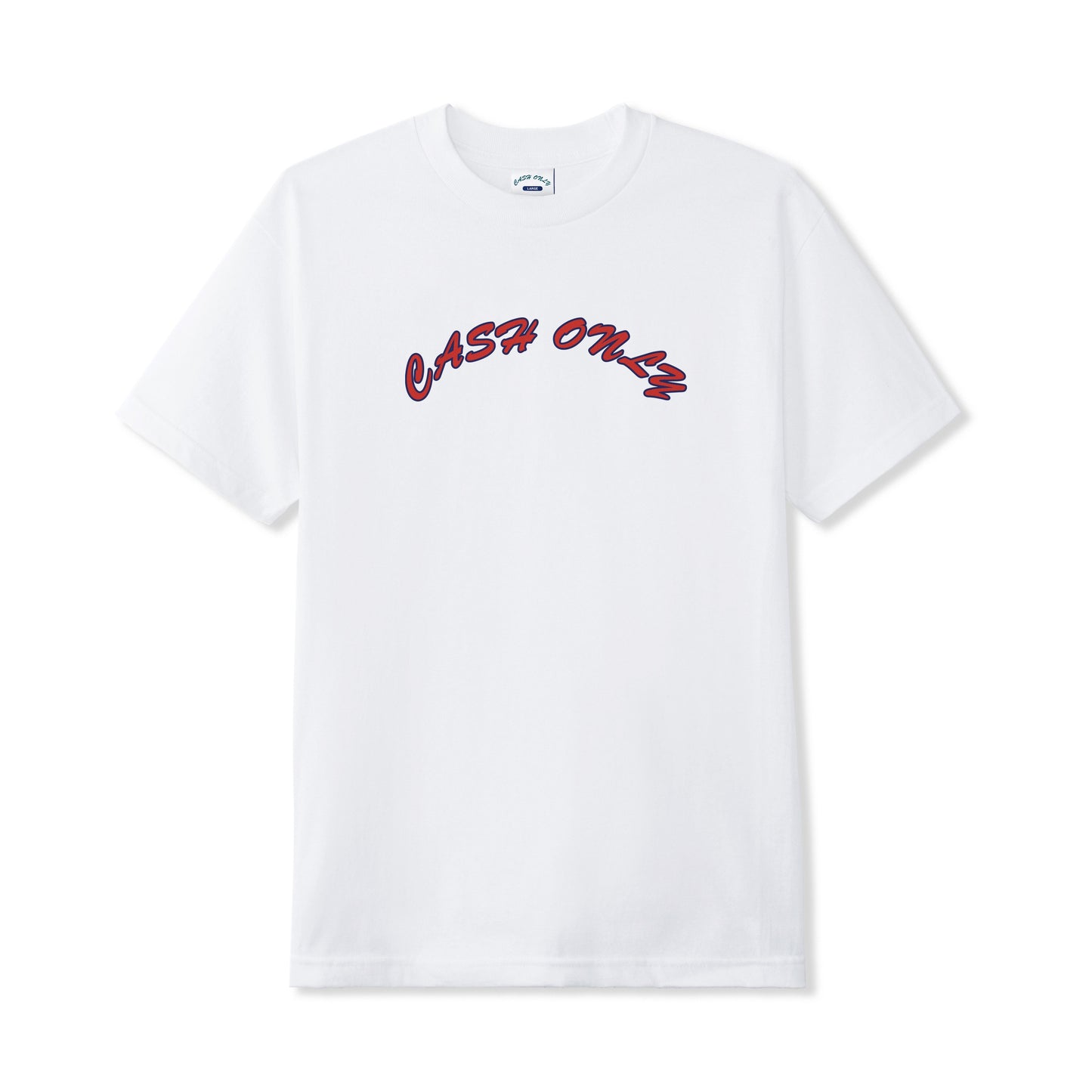 Cash Only Logo Tee - White