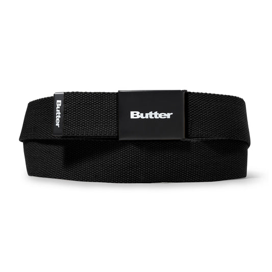 Butter Goods Logo Woven Belt - Black