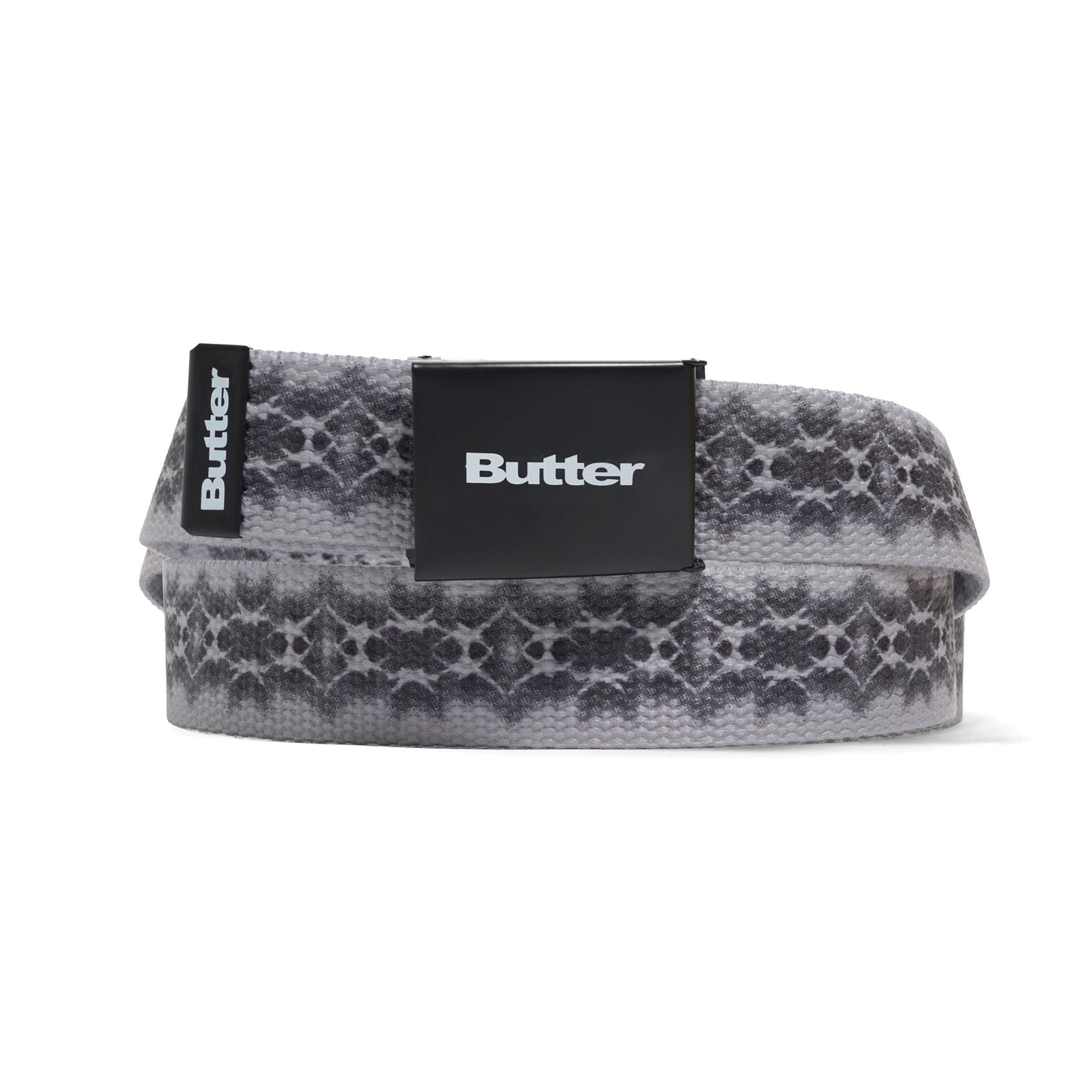 Butter Goods Logo Woven Belt - Grey