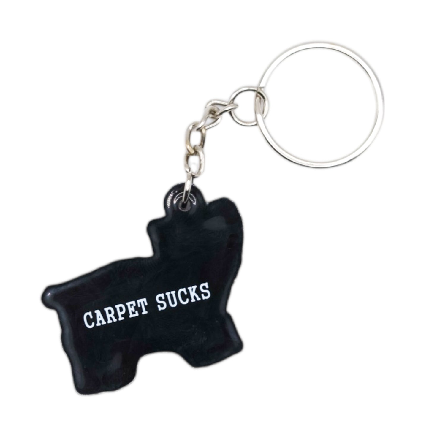 Carpet Company Low IQ Dog Keychain