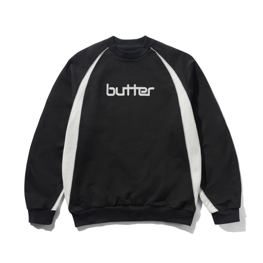 Butter Goods Match Crewneck - Black