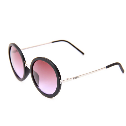 Happy Hour Squares Sunglasses - Matte Black Purple Fade