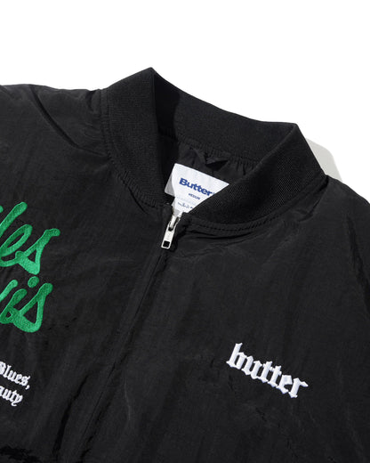 Butter Goods Miles Davis Bomber Jacket - Black