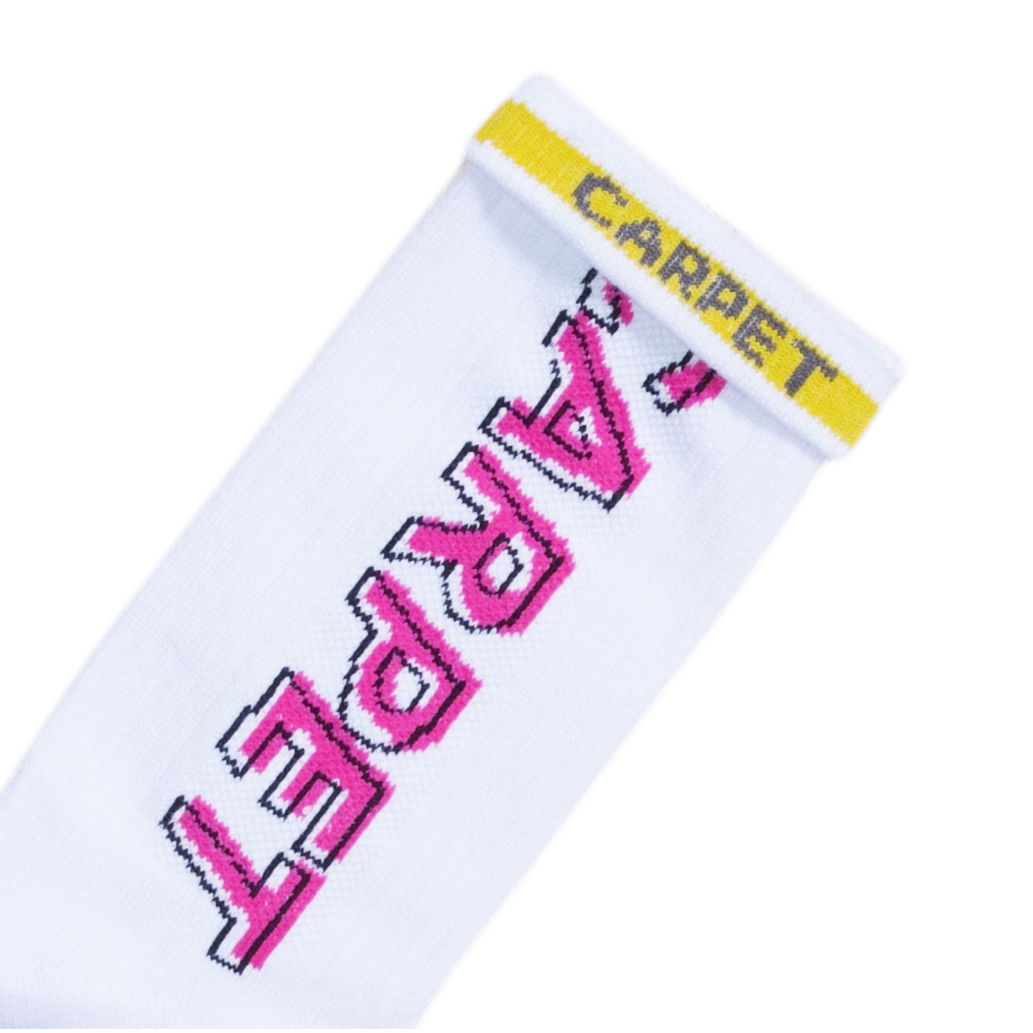 Carpet Company Misprint Sock - Pink/White