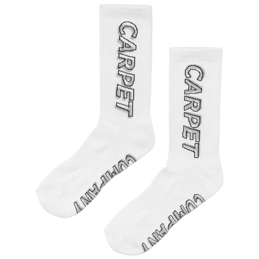 Carpet Company Misprint Socks - White