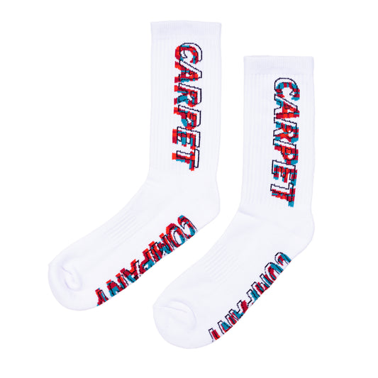 Carpet Company Misprint Sock - White