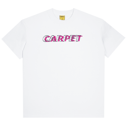 Carpet Company Misprint Tee - Pink/White