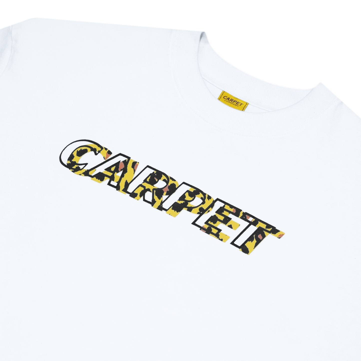 Carpet Company Misprint Cheetah Tee - White
