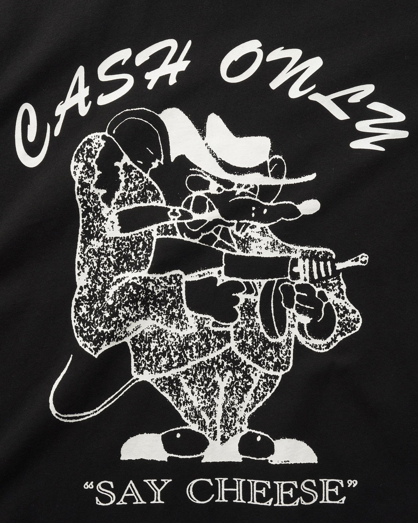 Cash Only Mobster Tee - Black