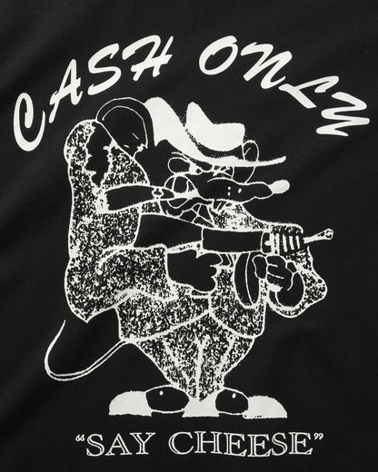 Cash Only Mobster Tee - Black