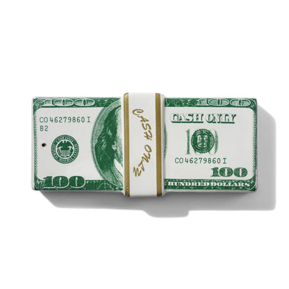 Cash Only Money Stack Incense Holder - Green