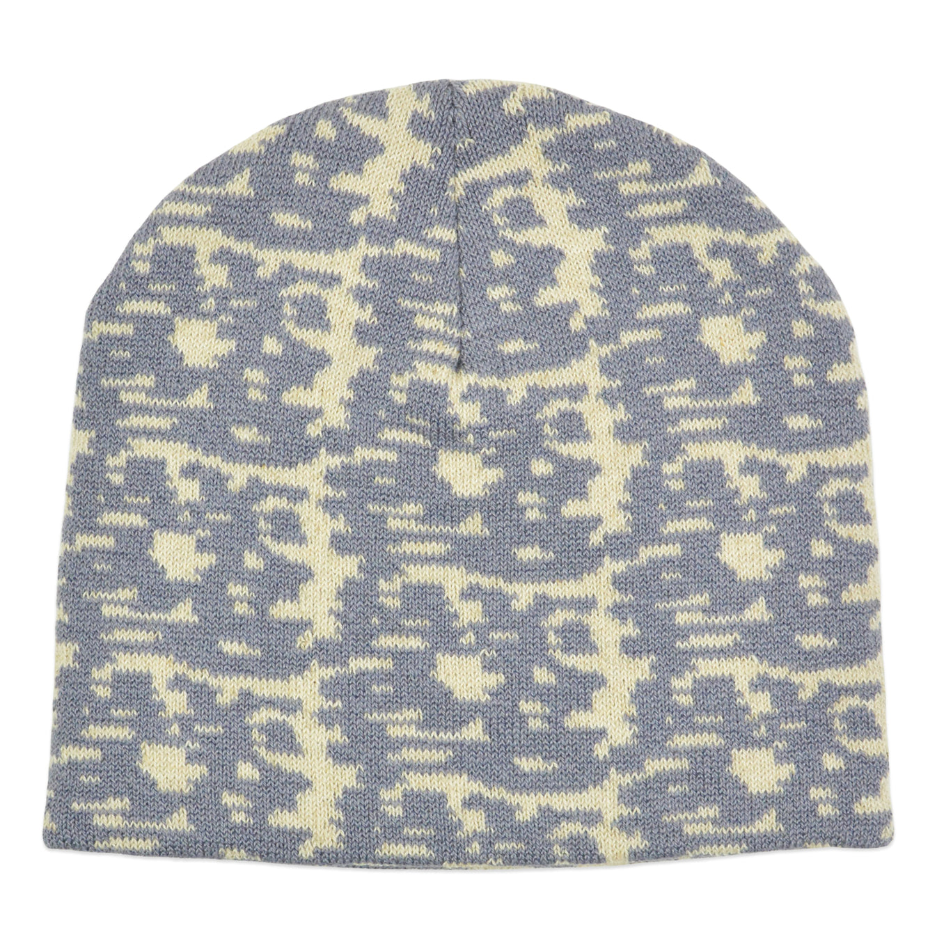 Hitopp Monogram Beanie - Grey/Cream