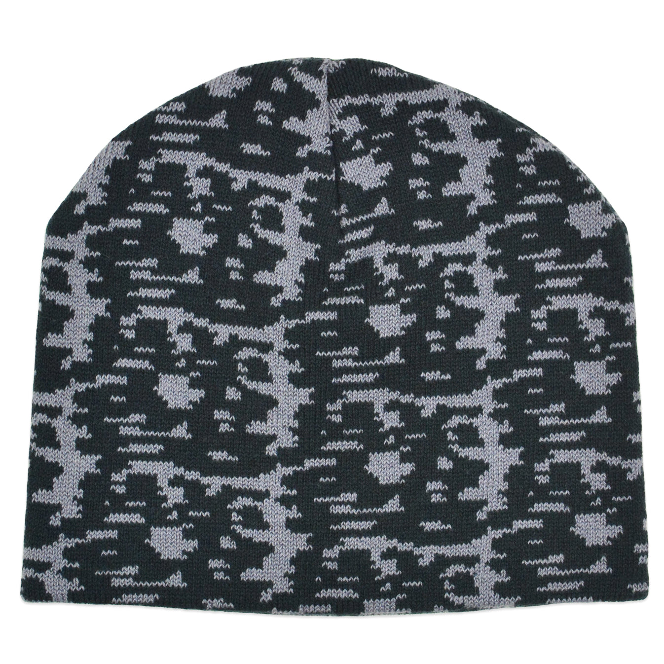 Hitopp Monogram Beanie - Navy/Grey