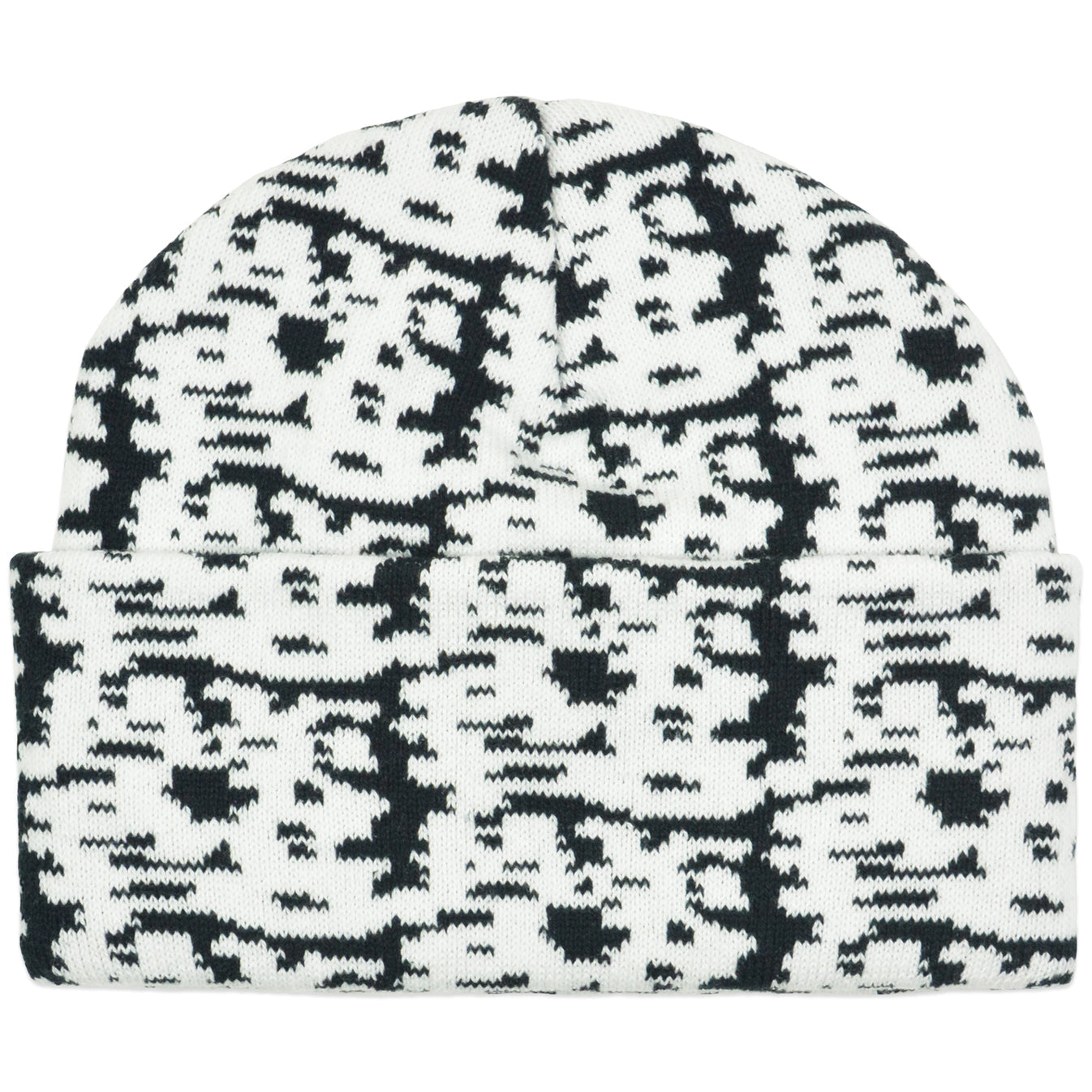 Hitopp Monogram Beanie - White/Black