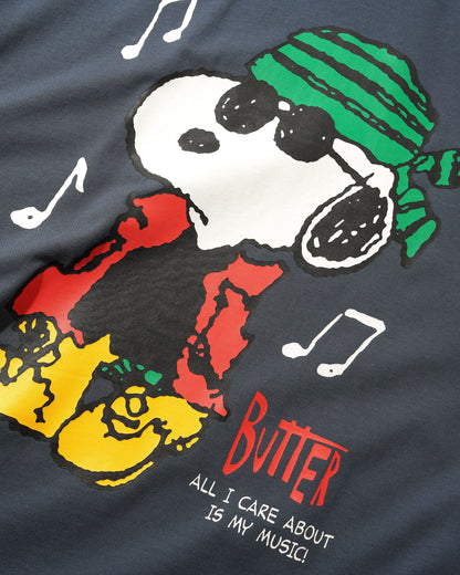Butter Goods x Peanuts Music Tee - Slate