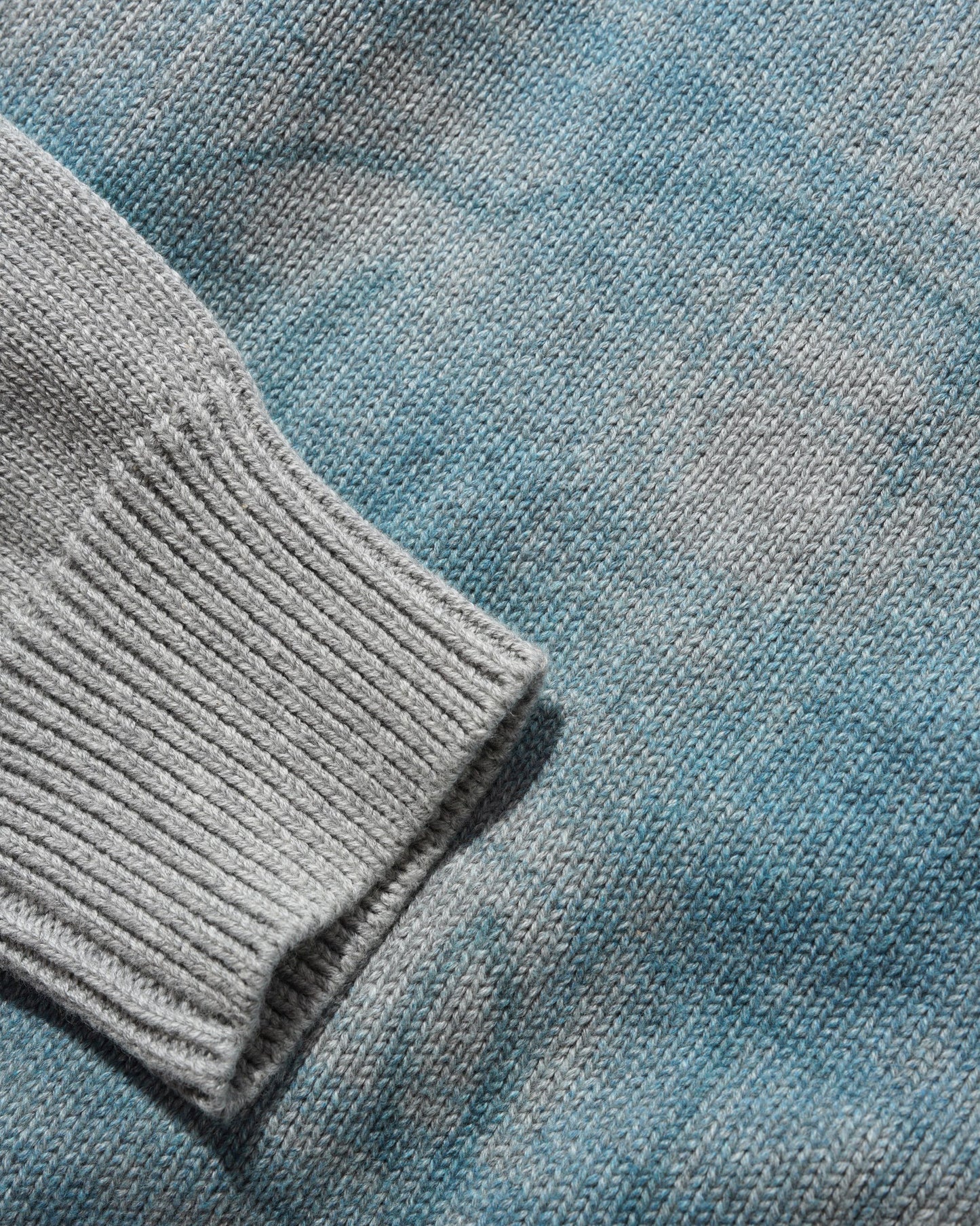 Butter Goods Mustang Zip-Thru Knit Sweater - Grey