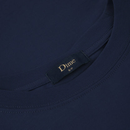 Dime Cursive Snake Tee - Navy