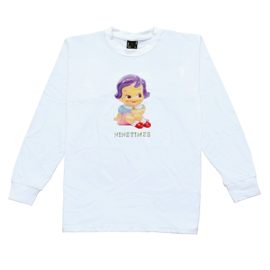 Ninetimes Doll Longsleeve Tee - White