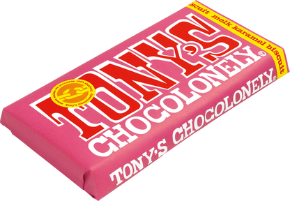 Tony's Chocolonely Caramel Biscuit Milk Chocolate Bar