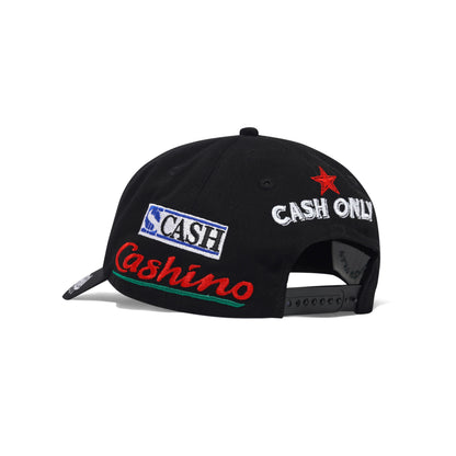 Cash Only Nada 6 Panel Cap - Black