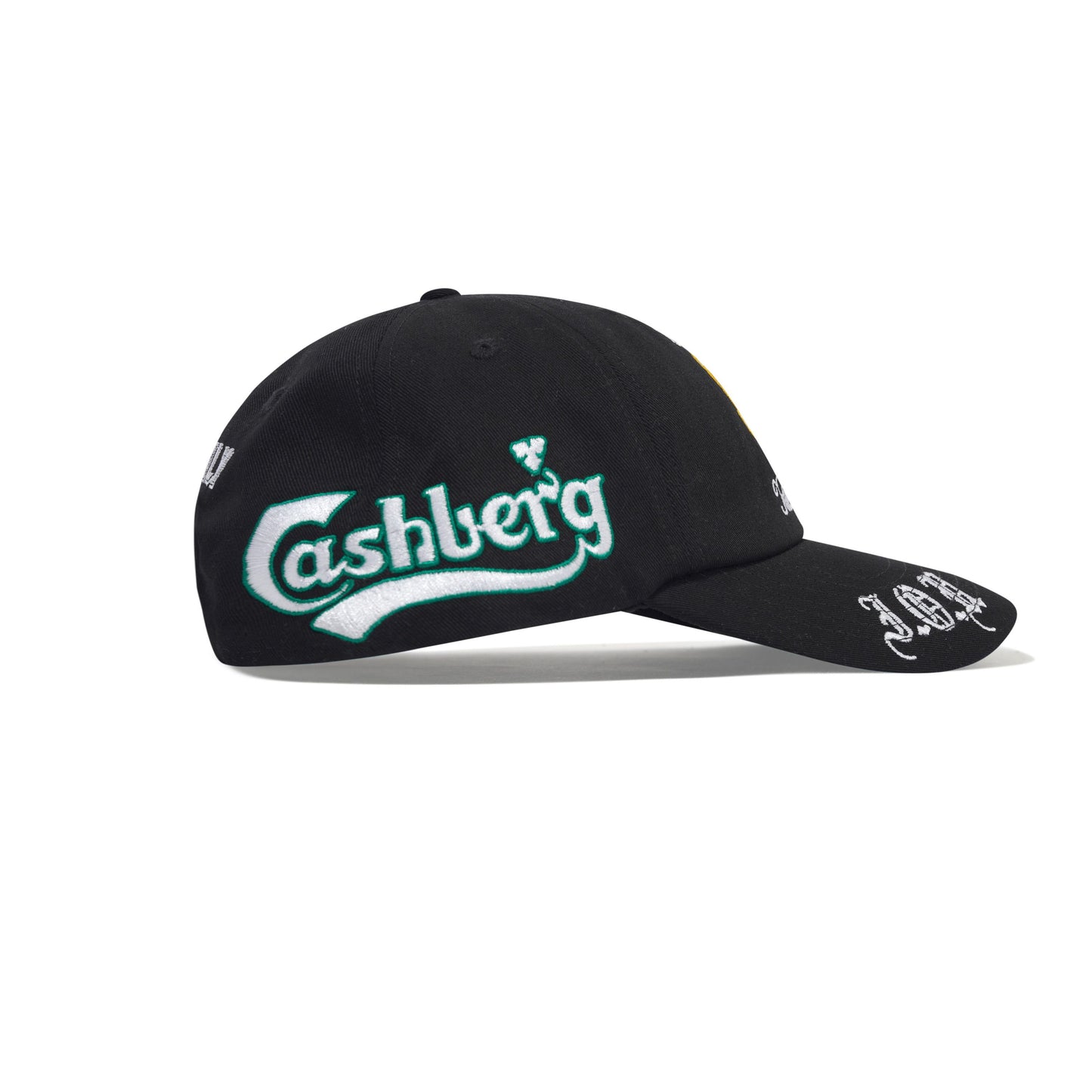 Cash Only Nada 6 Panel Cap - Black