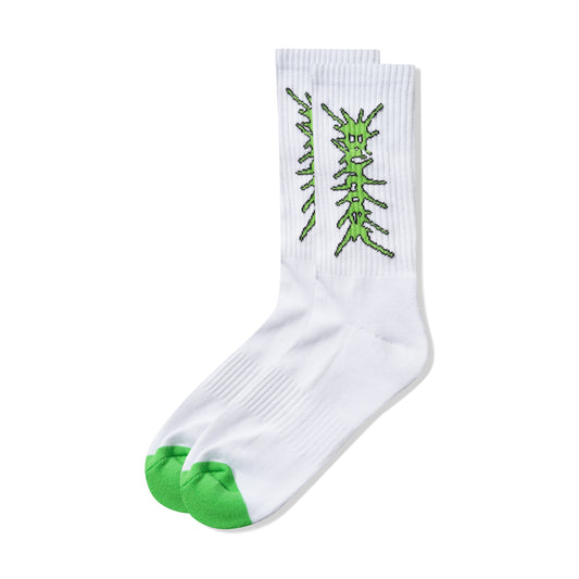 Butter Goods Nail Logo Socks - White