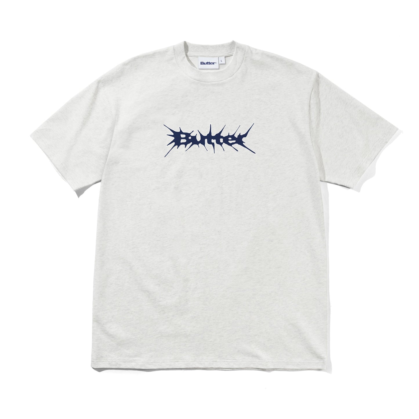 Butter Goods Nail Logo Tee - Ash