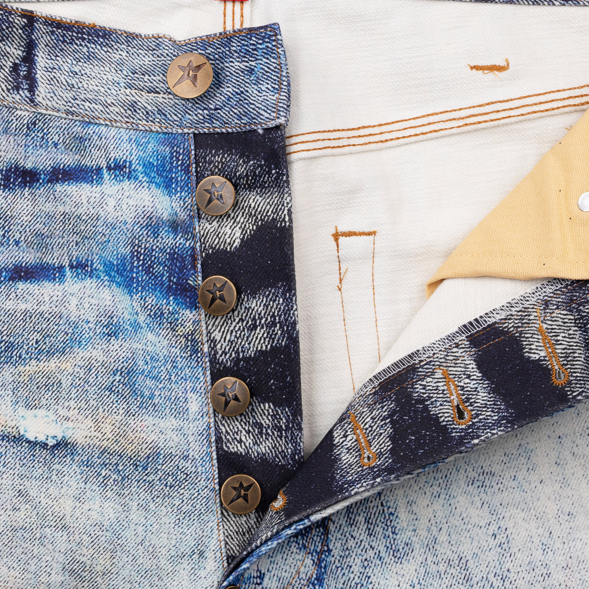 Carpet Company C-Star New Old Jeans - Blue/White