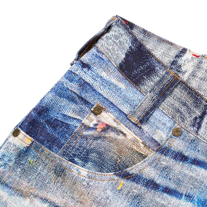 Carpet Company C-Star New Old Jeans - Blue/White