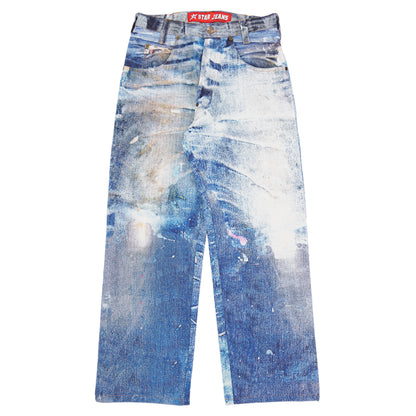 Carpet Company C-Star New Old Jeans - Blue/White