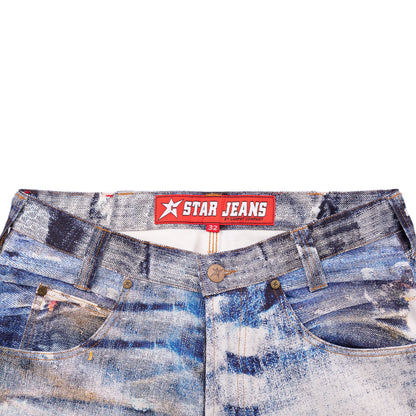 Carpet Company C-Star New Old Jeans - Blue/White