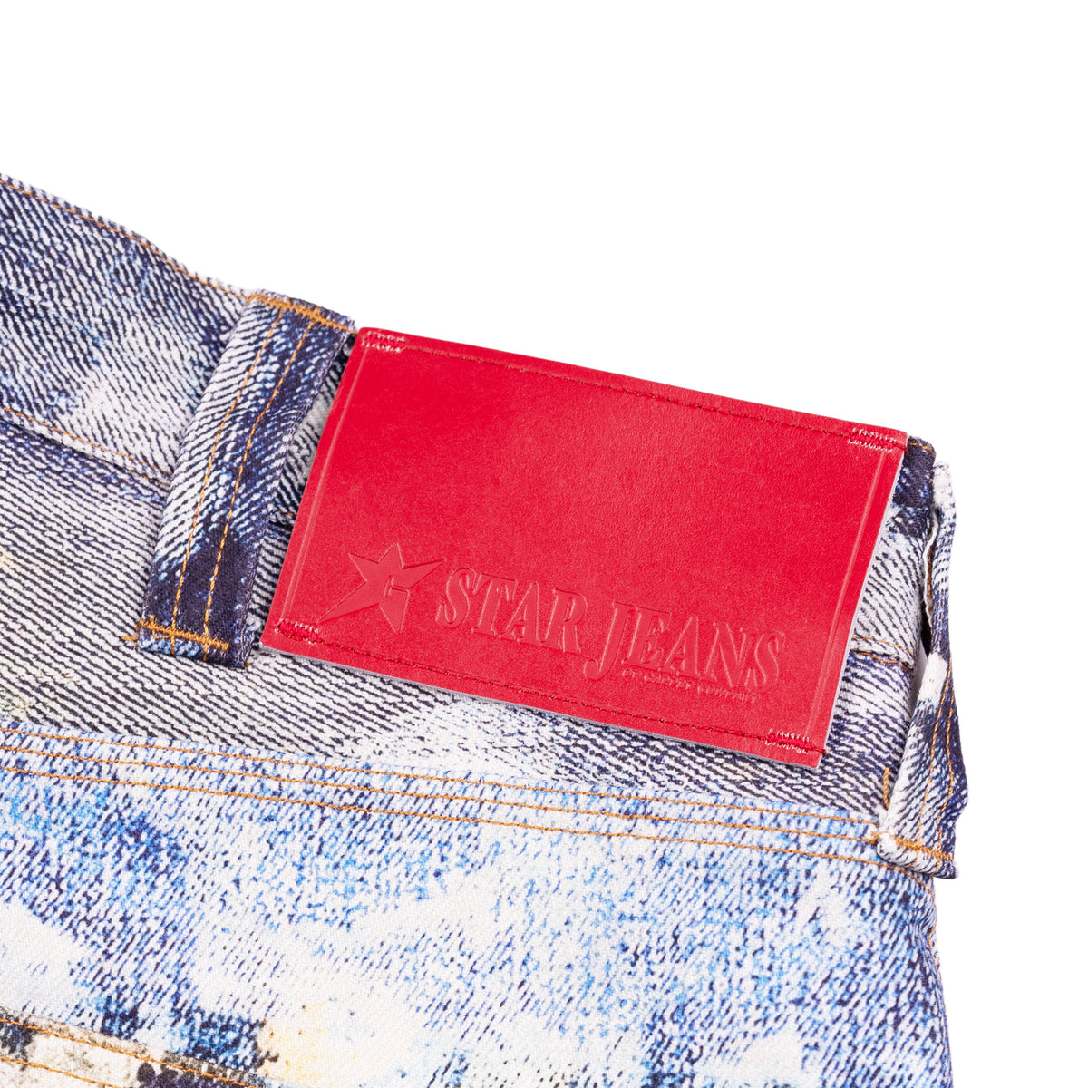 Carpet Company C-Star New Old Jeans - Blue/White