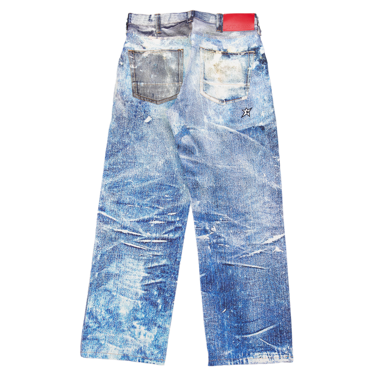 Carpet Company C-Star New Old Jeans - Blue/White