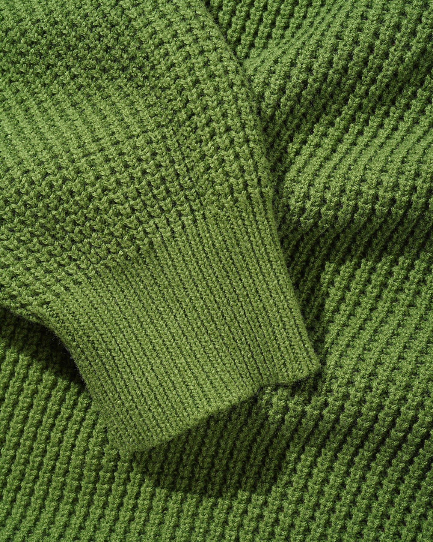 Butter Goods Newcomer Reversible Knit Sweater - Grass