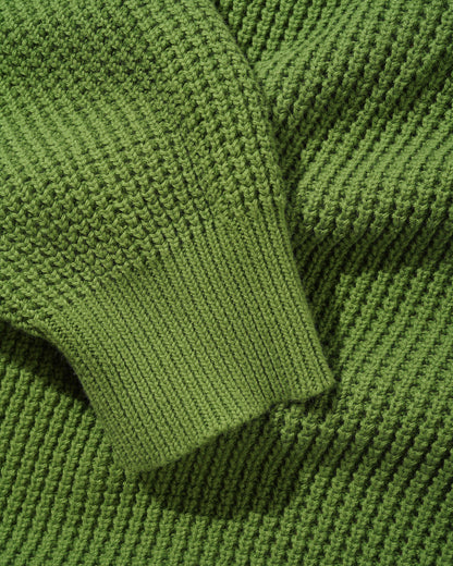 Butter Goods Newcomer Reversible Knit Sweater - Grass