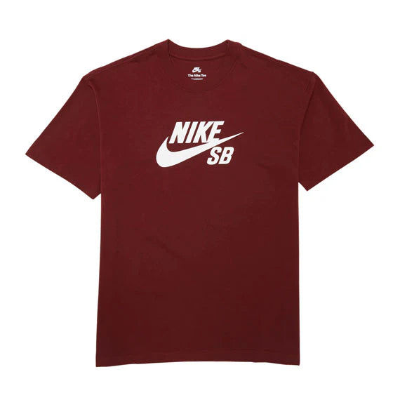 Nike SB Logo Tee - Dark Team Red