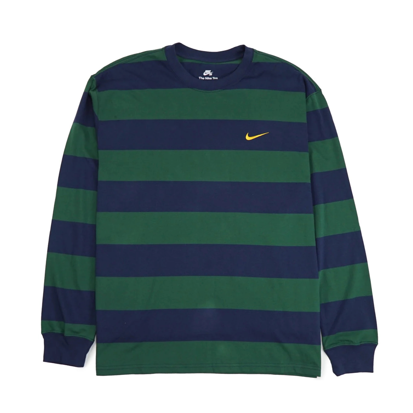 Nike SB Striped Longsleeve - Midnight Navy/Gorge Green