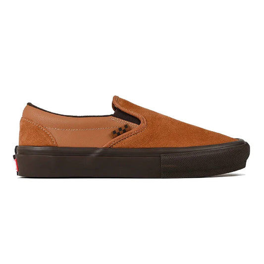 Vans Skate Slip On - Golden Brown/Gum