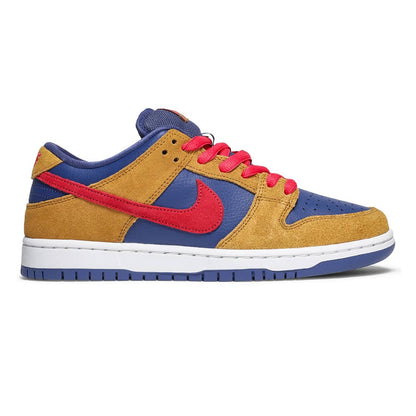 Nike SB Dunk Low Pro - Wheat/Light Fusion Red/Dark Purple