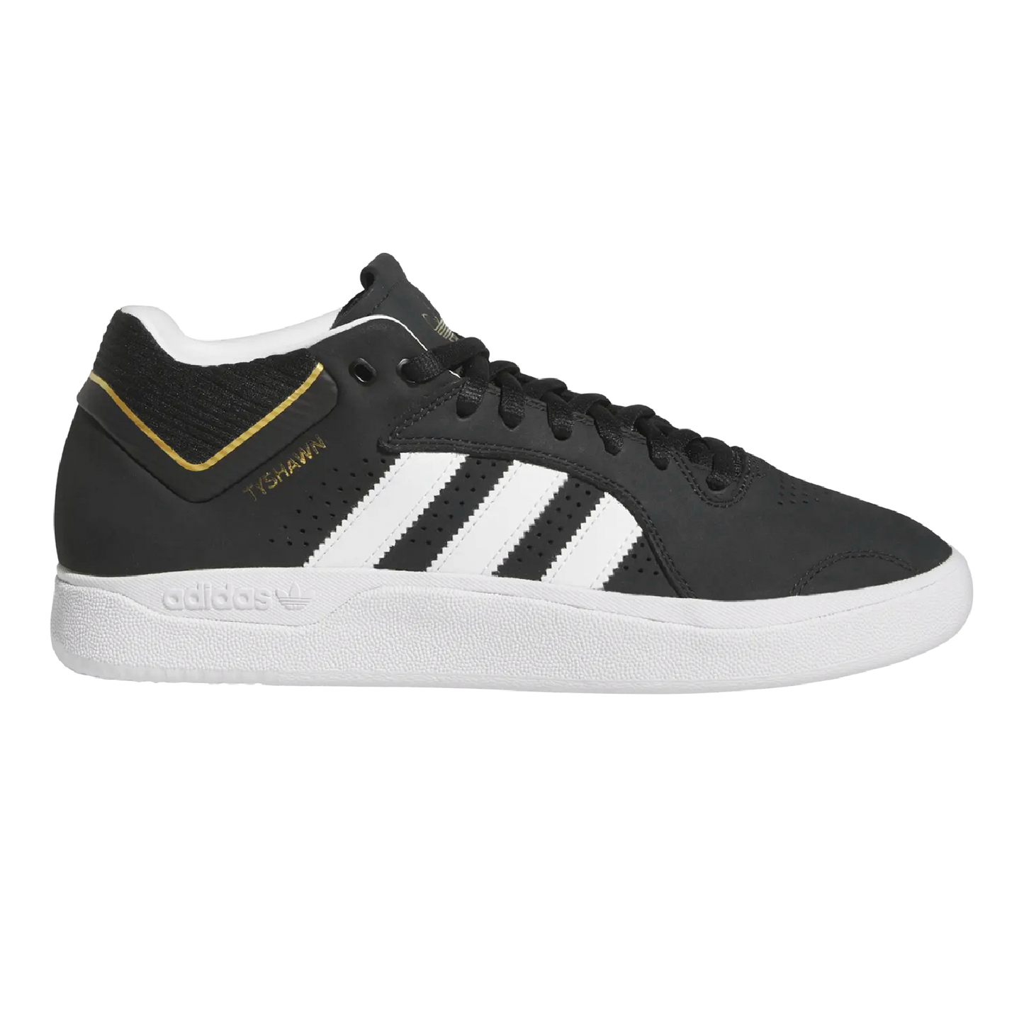 Adidas Tyshawn - Core Black/Cloud White/Gold Metallic