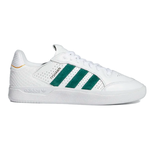 Adidas Tyshawn Low - Cloud White/Collegiate Green/Gold Metallic