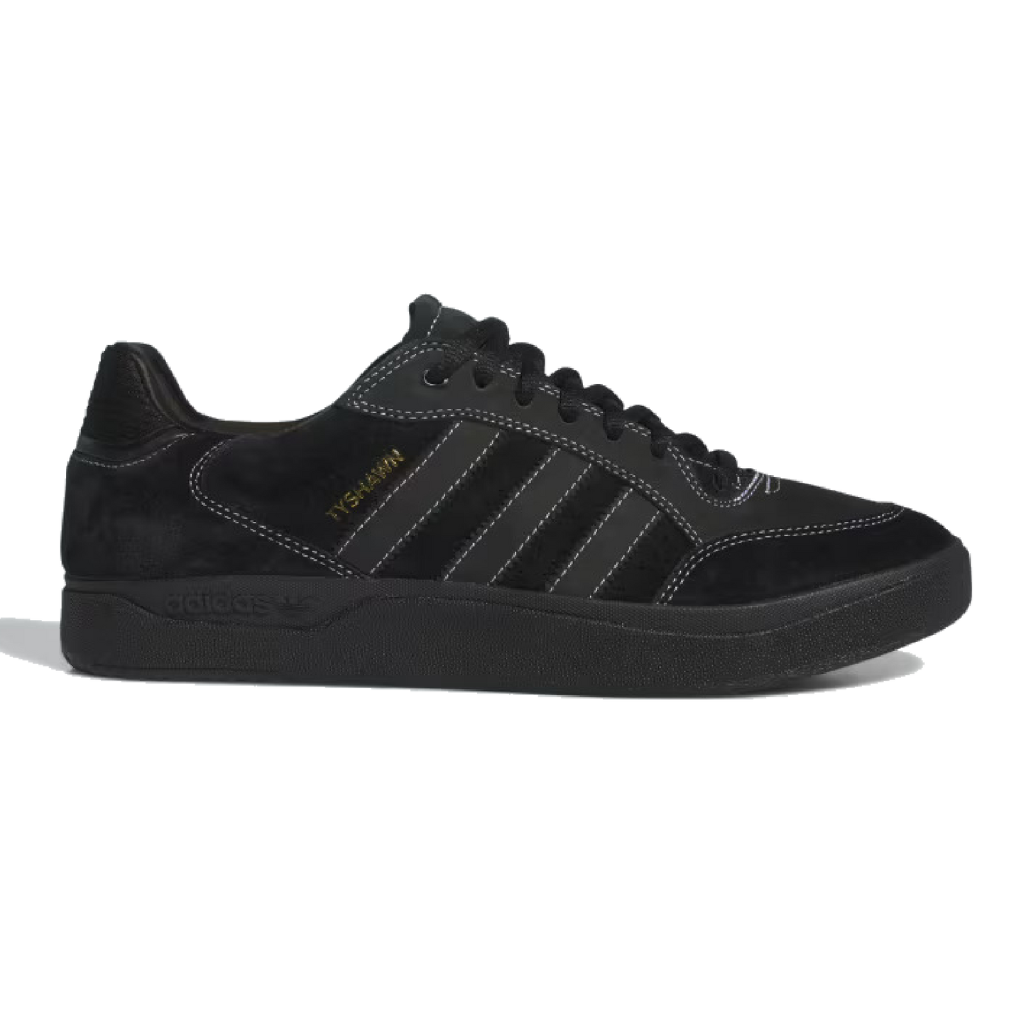 Adidas Tyshawn Low - Core Black/Charcoal/Gold Metallic