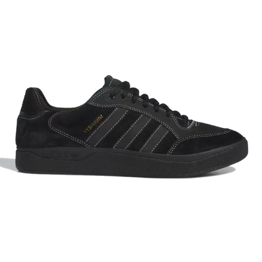 Adidas Tyshawn Low - Core Black/Charcoal/Gold Metallic