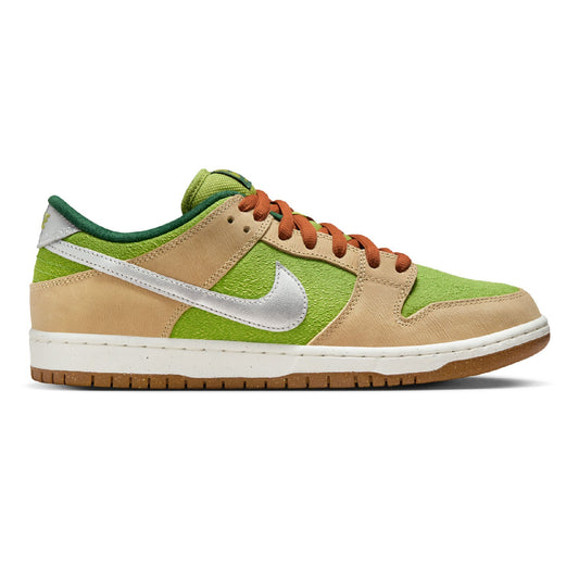 Nike SB Dunk Low Pro - Sesame/Metallic Silver/Pear/Fir