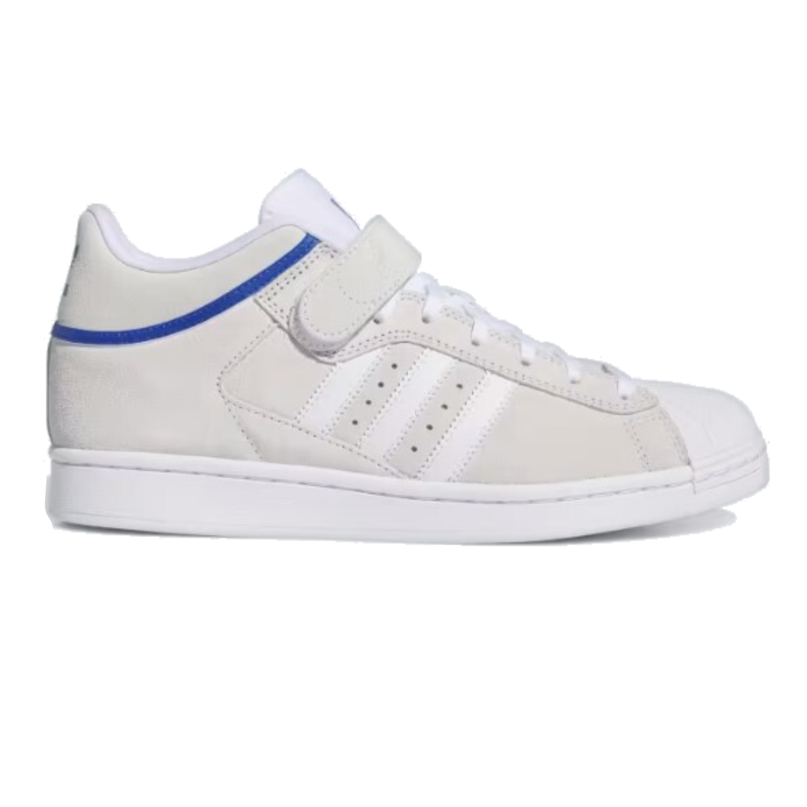 Adidas Pro Shell ADV Crystal White Cloud White Royal Blue