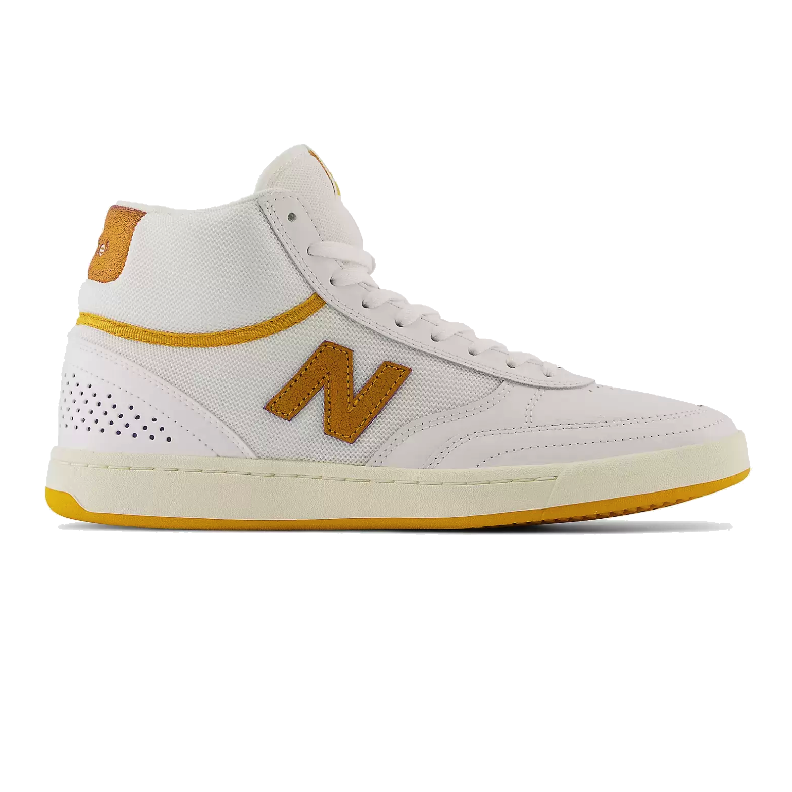 New balance sale white and yellow